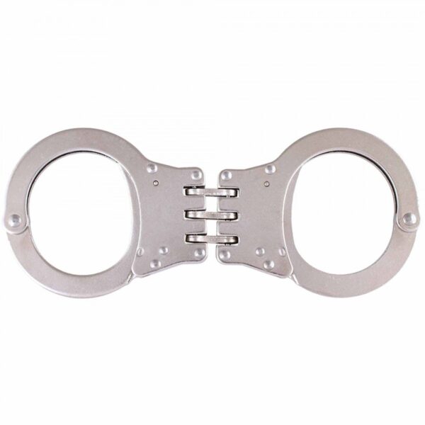 Detective Double-Lock Handcuffs W/ 3 Hinges