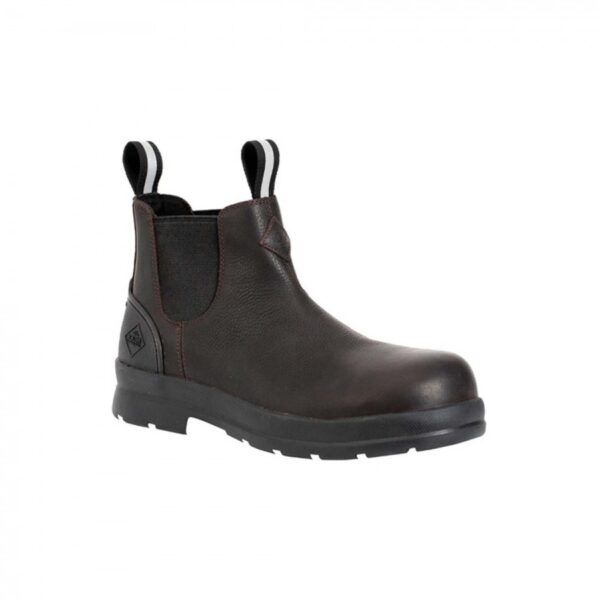 Muck Men's Chore Farm Leather Chelsea Boots, Composite Toe