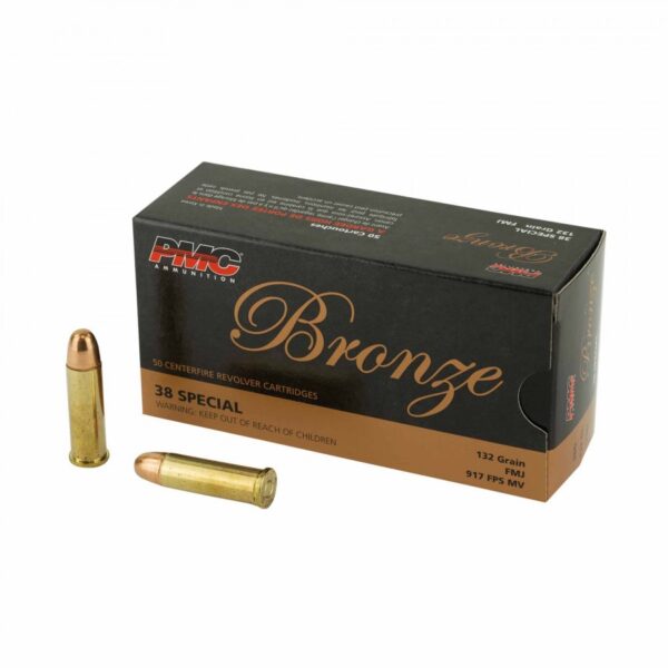 PMC Bronze 38Special 132gr FMJ (50 Rounds)