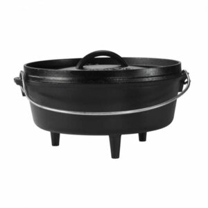 Lodge Cast Iron Camp Dutch Oven 10" 4 Qt