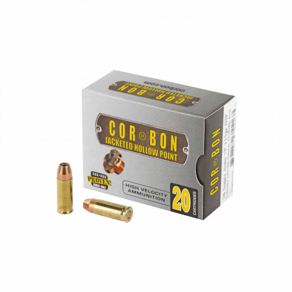 Corbon Ammo, 38 Super, 115 Grain, JHP, +P (20 Rounds)