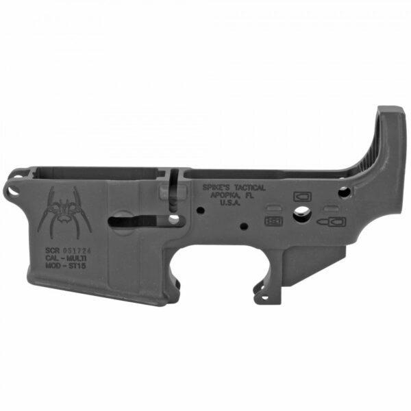 Spike's Spider Stripped Lower Receiver - Multi (Black)