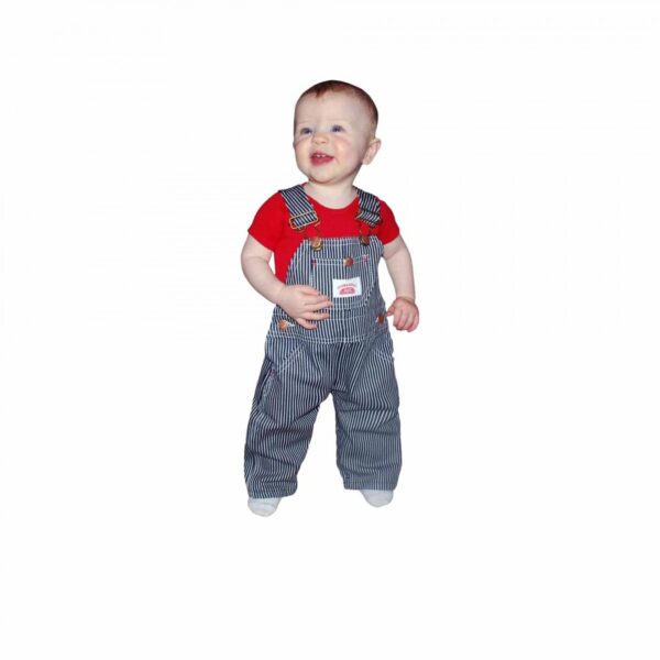 Kids Striped Bib Overalls, Lot 61
