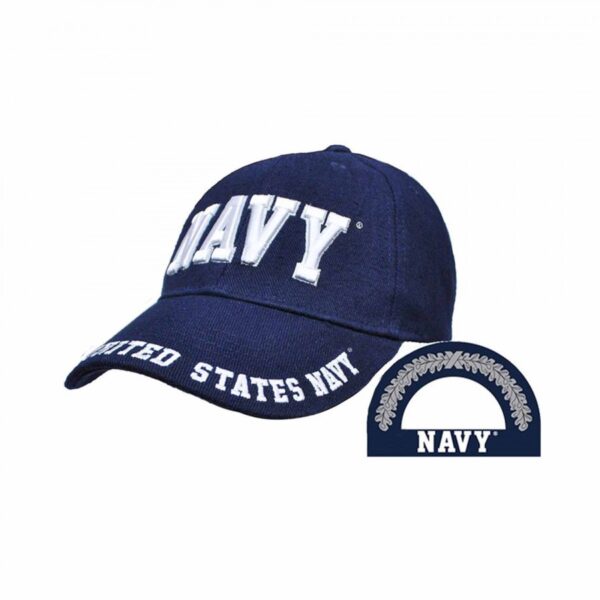 Eagle Emblems USN Letters Navy Cap
