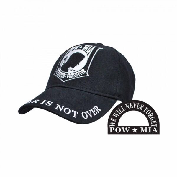 Eagle Emblems Pow Mia Logo Their War Is Not Over Cap