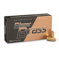 Blazer .40 S&W Blazer Brass FMJ, 165gr, 50ct