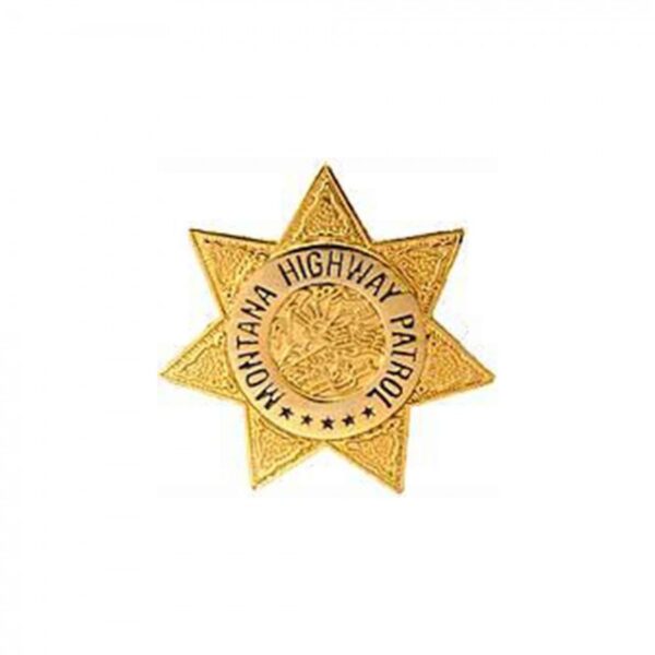 Pin - Police, Montana Badge (1")
