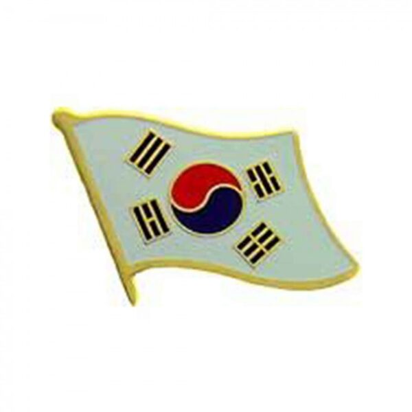 Pin - Korea Flag (1-1/16")
