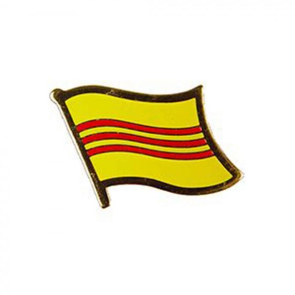 Pin - Vietnam Flag (1-1/16")