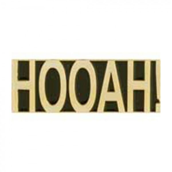Pin - Army, Hooah! (1-1/8")
