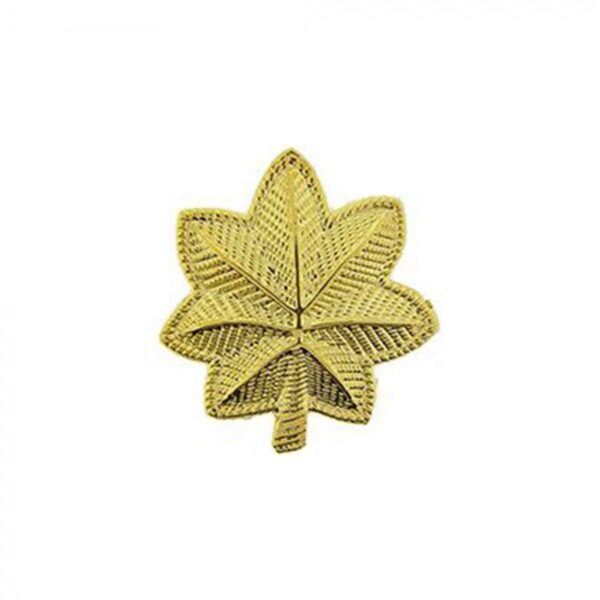 Pin - Army, Major, Rank - Gold (1-1/8")