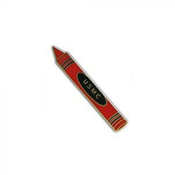 Pin - USMC, Red Crayon (1-1/2")