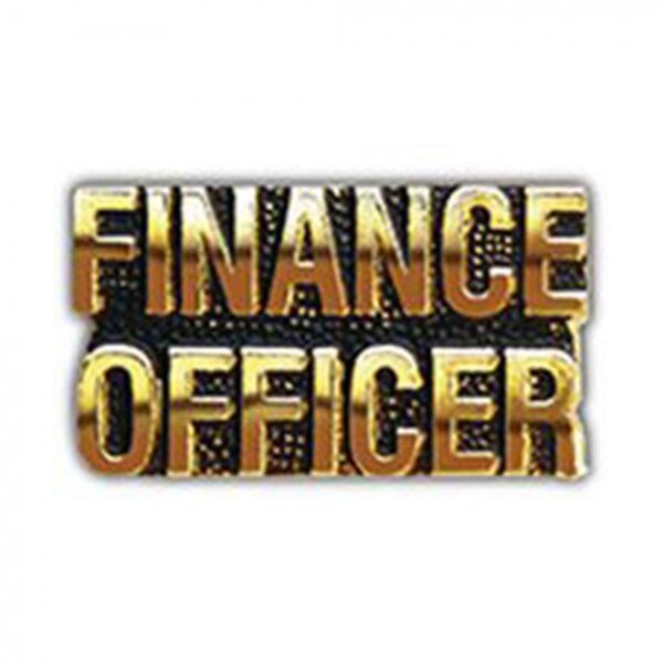 Pin - Finance Officer (1")
