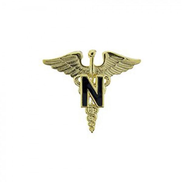Pin - Medical, Caduceus, Nurse (1")