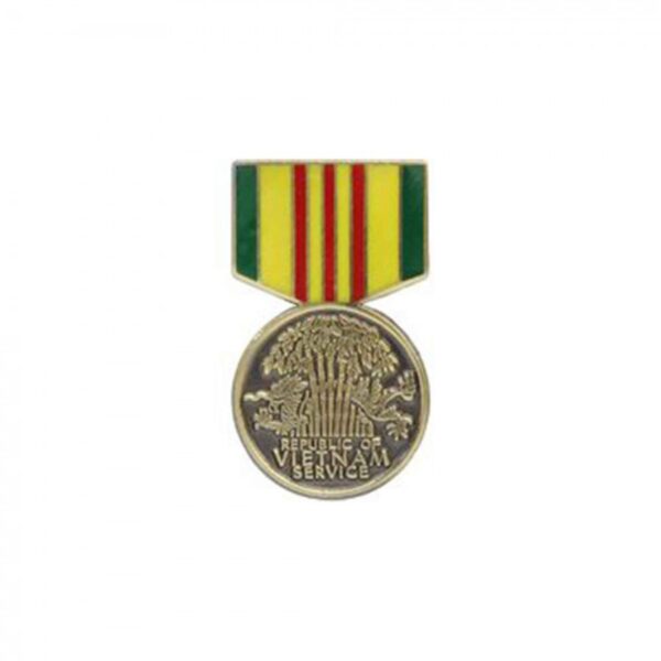 Pin - Medal, Vietnam Service (1-1/8")