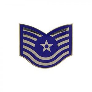 Pin - Rank - USAF, E6, Technical Sergeant (1-1/16")