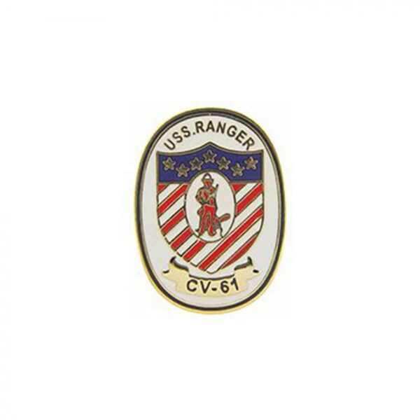 Pin - USS Ranger - Shield (1")