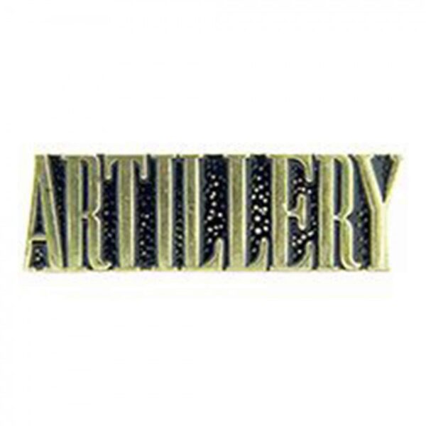Pin - Army, Artillery Script (1-5/16")