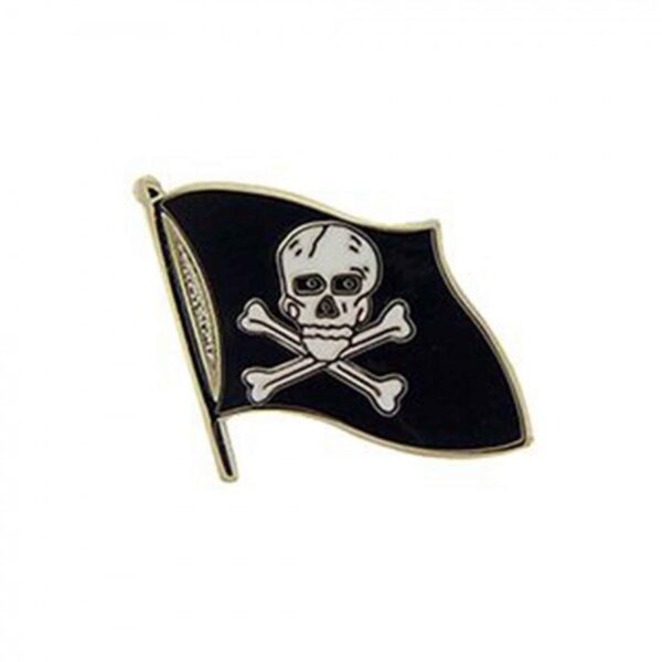 Pin - Pirate, Skull & Cross Bones (1")