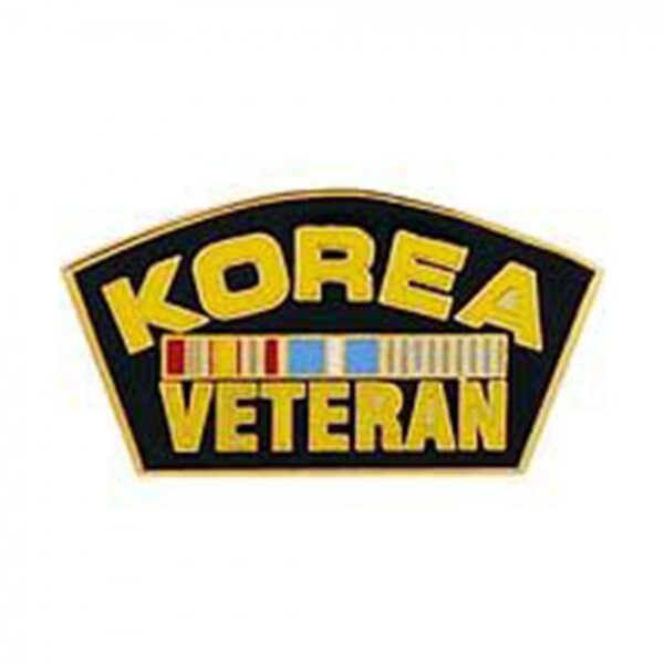 Pin - Korean War Veteran - Ribbon (1-1/4")