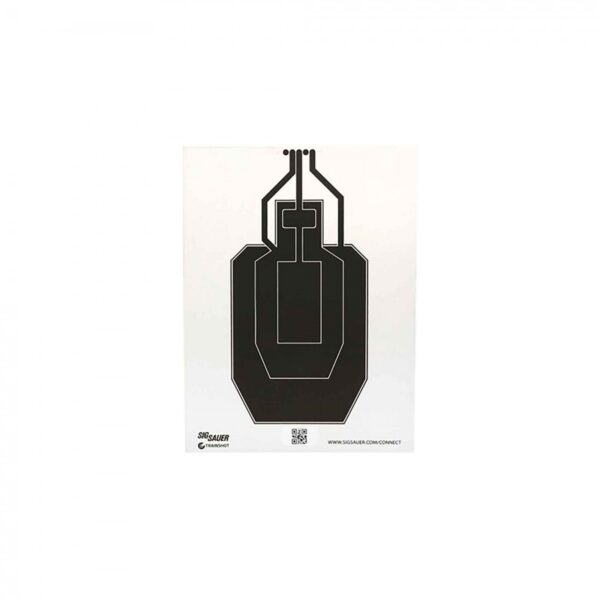 Sig Sauer USPSA Hanging Target (Black/White)