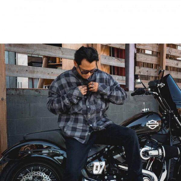 Unik Mens Armored Flannel Shirt